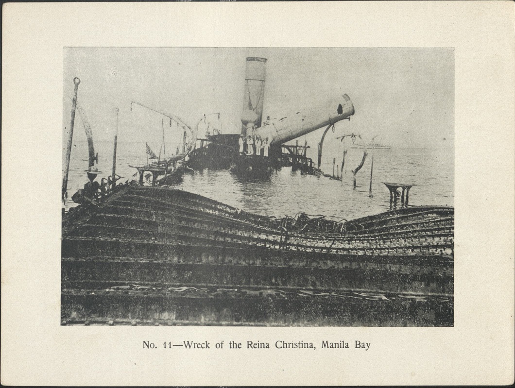 No. 11 – Wreck of the Reina Christina, Manila Bay.