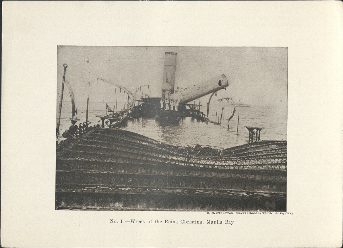 No. 11 – Wreck of the Reina Christina, Manila Bay.