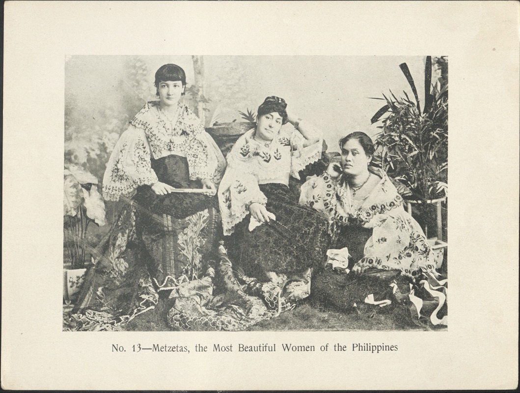 No. 13 – Metzetas [Mestizas], the most beautiful women of the Philippines.