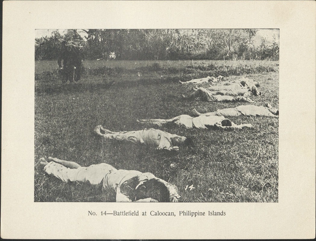 No. 14 – Battlefield at Caloocan, Philippine Islands.
