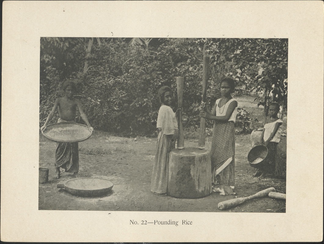 No. 22 – Pounding rice.