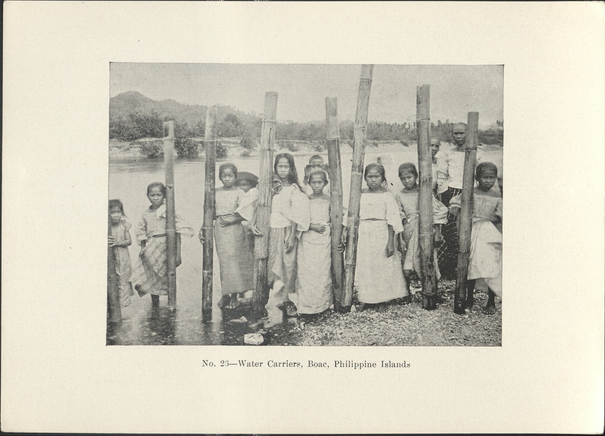 No. 23 – Water carriers, Boac, Philippine Islands.