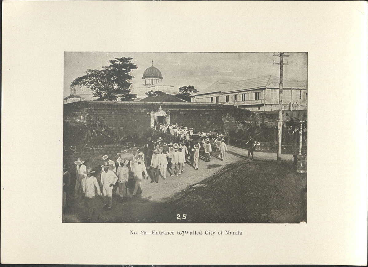 No. 25. Entrance to Walled City of Manila.