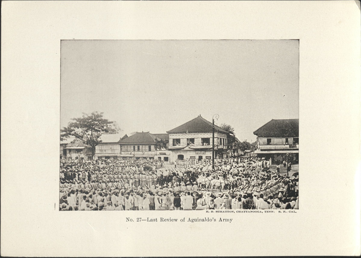 No. 27 – Last review of Aguinaldo’s army.