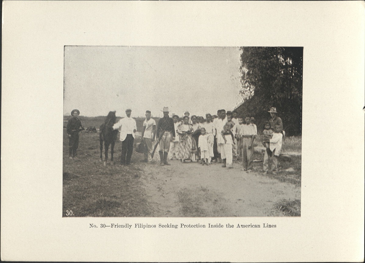 No. 30 – Friendly Filipinos seeking protection inside the American lines.