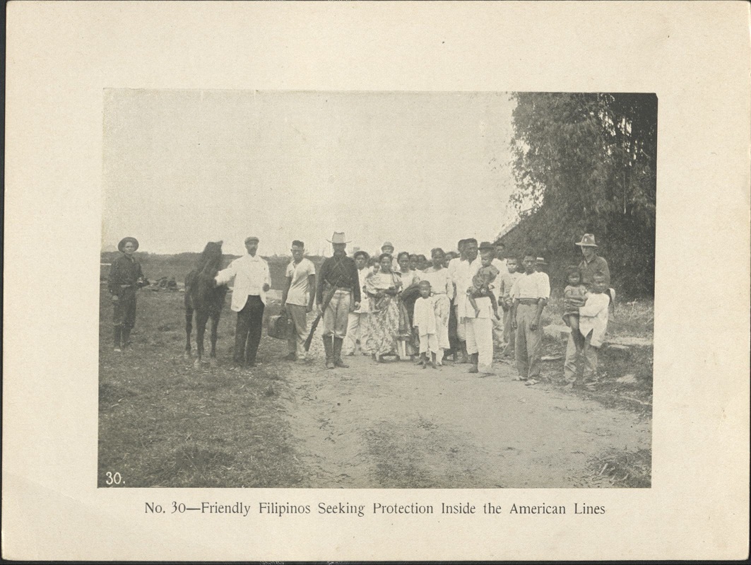 No. 30 – Friendly Filipinos seeking protection inside the American lines.