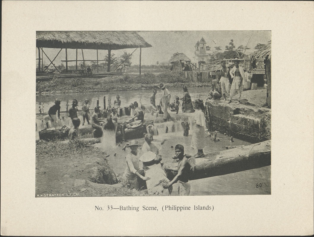 No. 33 – Bathing scene, (Philippine Islands).