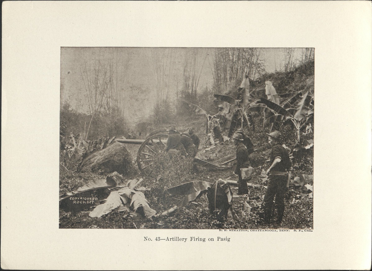 No. 43 – Artillery firing on Pasig.