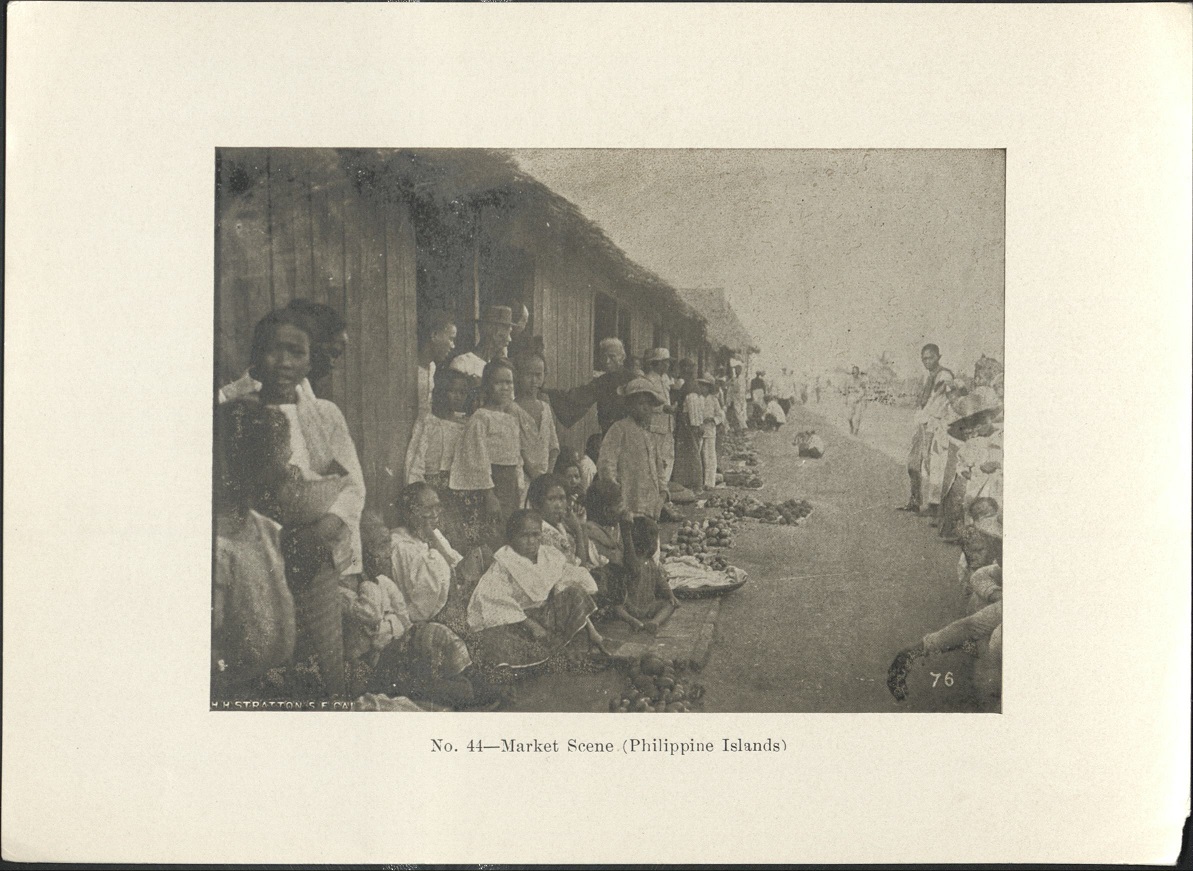 Philippine War. A Filipino funeral, La Loma church and cemetery.