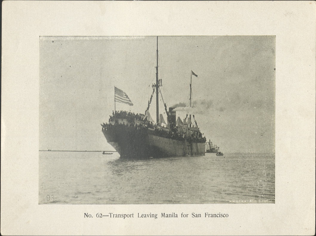 No. 62 – Transport leaving Manila for San Francisco.