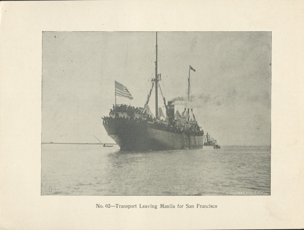 No. 62 – Transport leaving Manila for San Francisco.