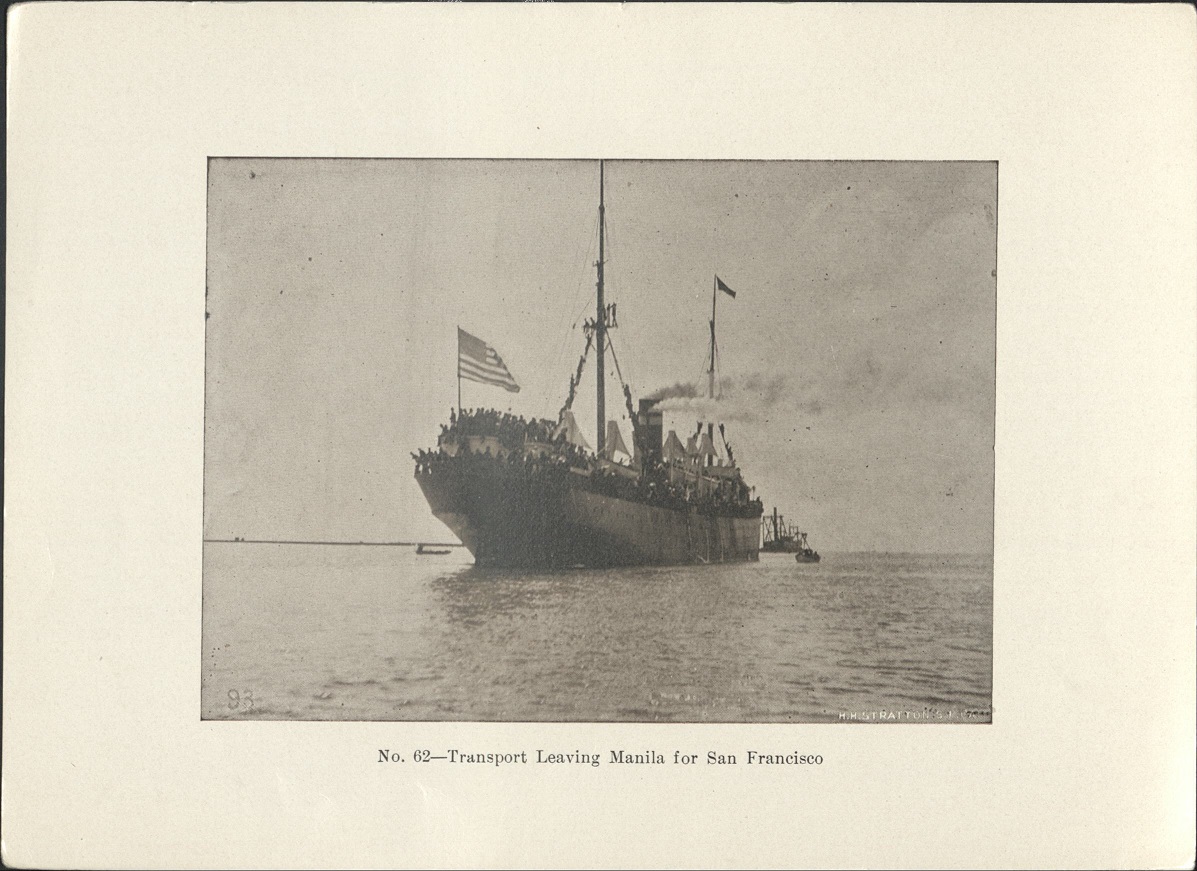 No. 62 – Transport leaving Manila for San Francisco.