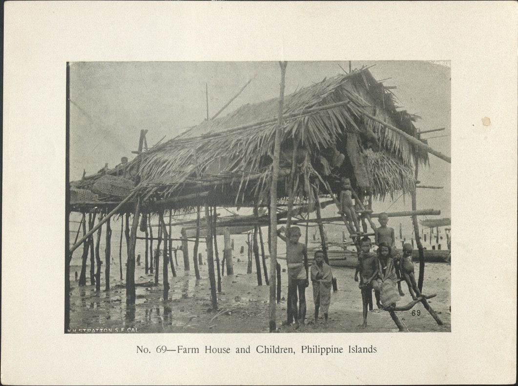 No. 69 – Farm house and children, Philippine Islands.