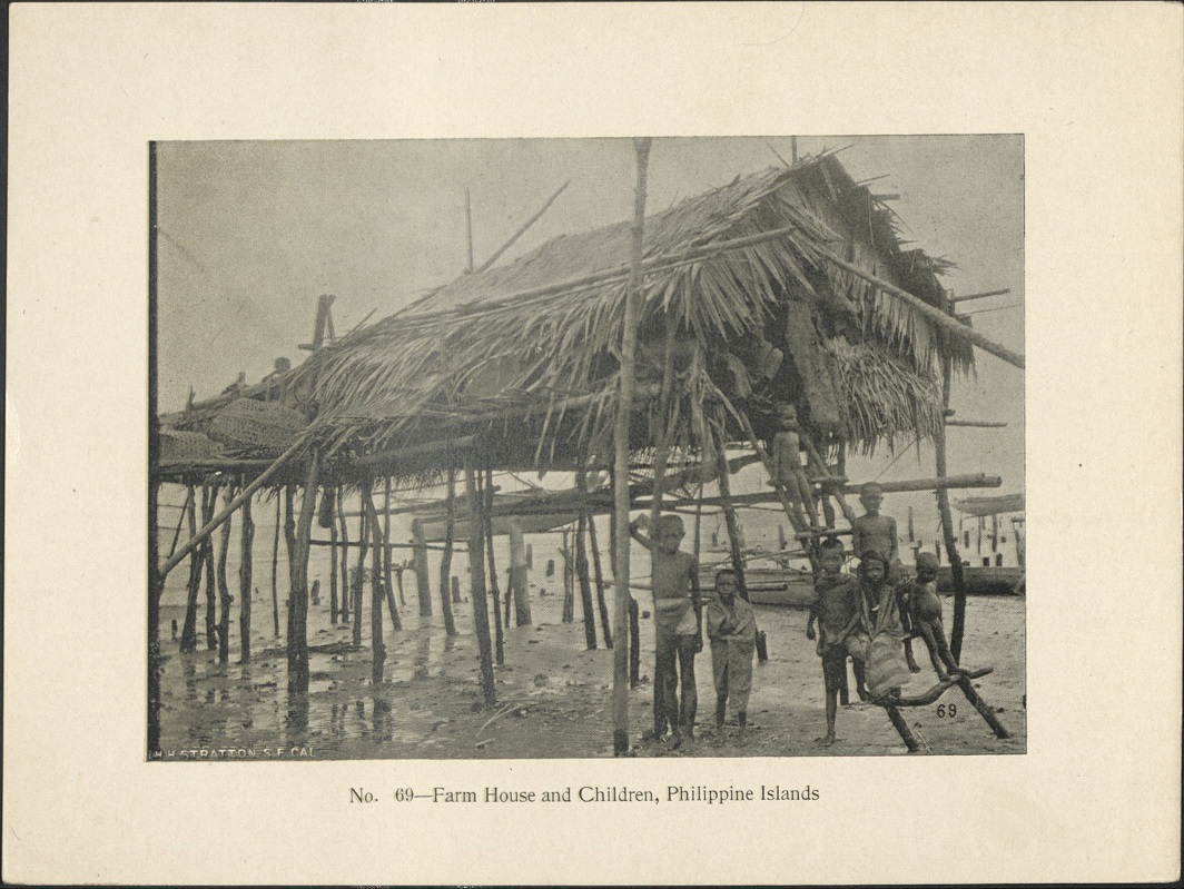 No. 69 – Farm house and children, Philippine Islands.