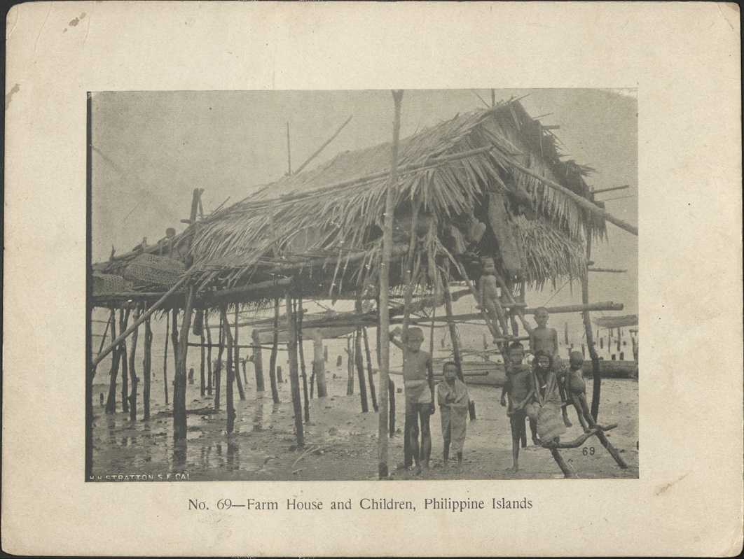 No. 69 – Farm house and children, Philippine Islands.
