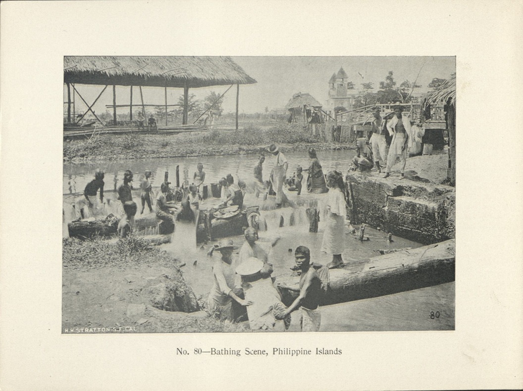 No. 80 – Bathing scene, (Philippine Islands).
