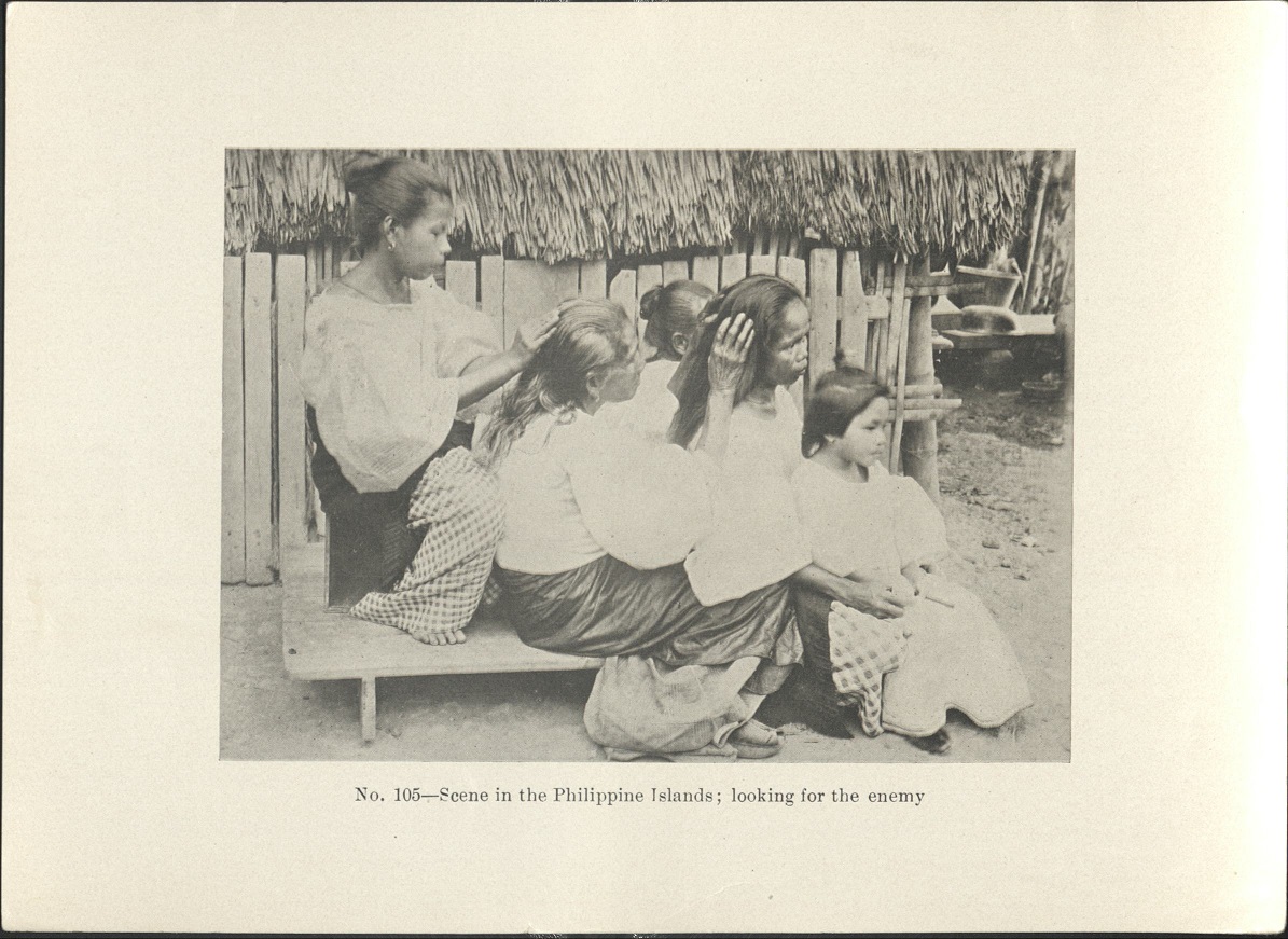 No. 105 – Scene in the Philippine Islands :  looking for the enemy.