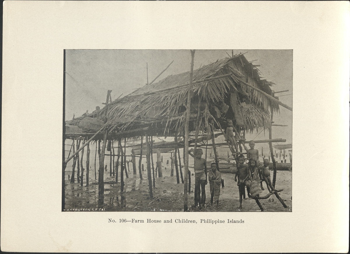 No. 106 – Farm house and children, Philippine Islands.