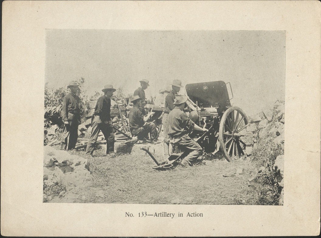 No. 133 – Artillery in action.
