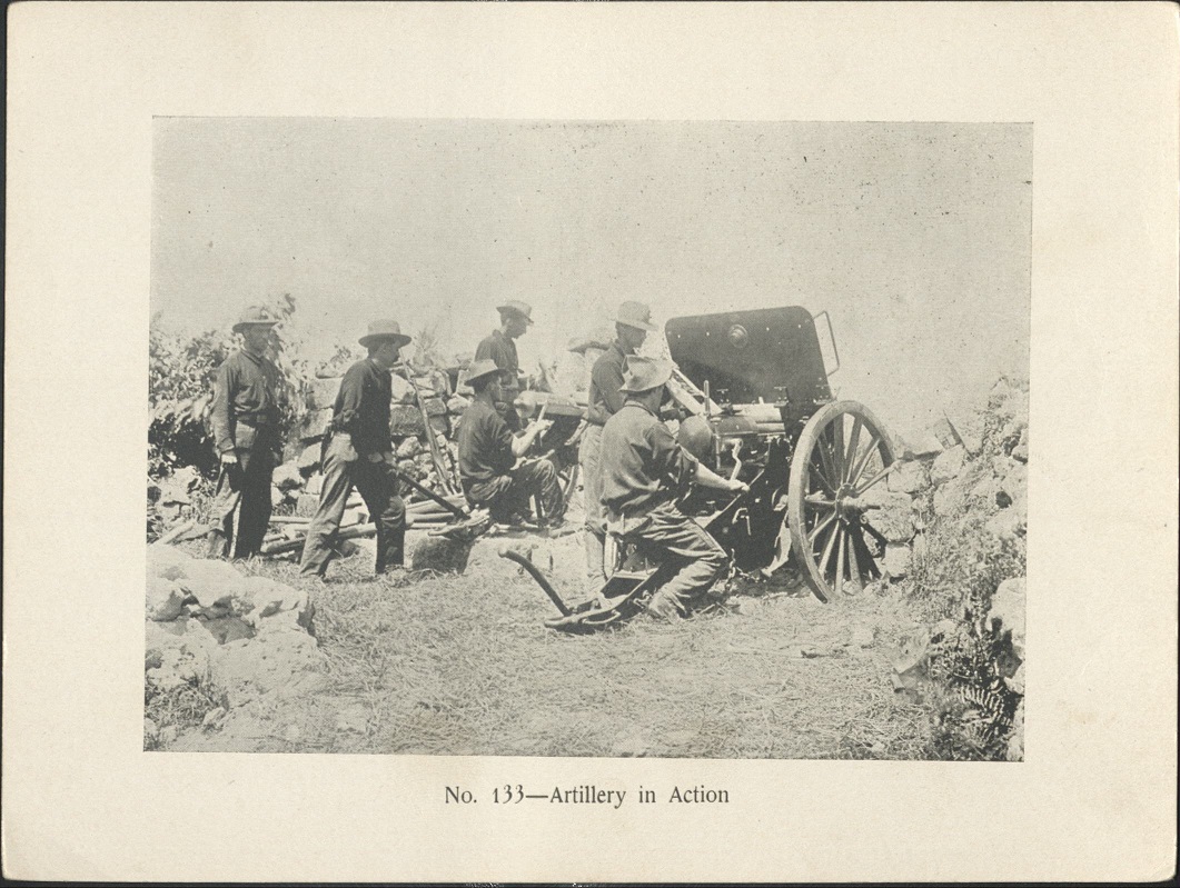 No. 133 – Artillery in action.