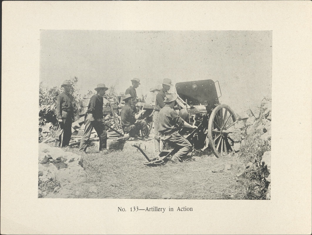 No. 133 – Artillery in action.