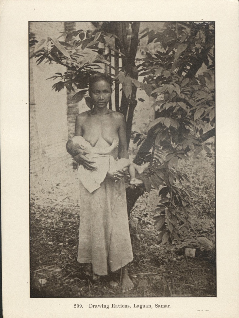 209. Drawing rations, Laguan, Samar.