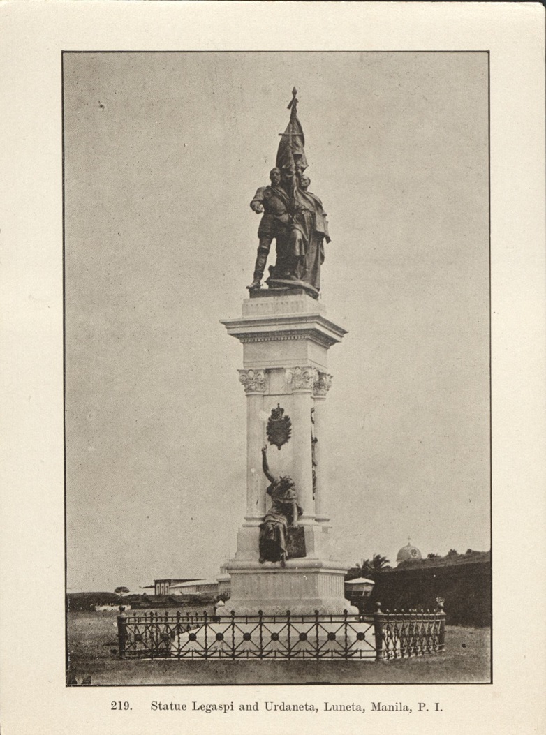 219. Statue Legaspi and Urdaneta, Luneta, Manila, P. I.