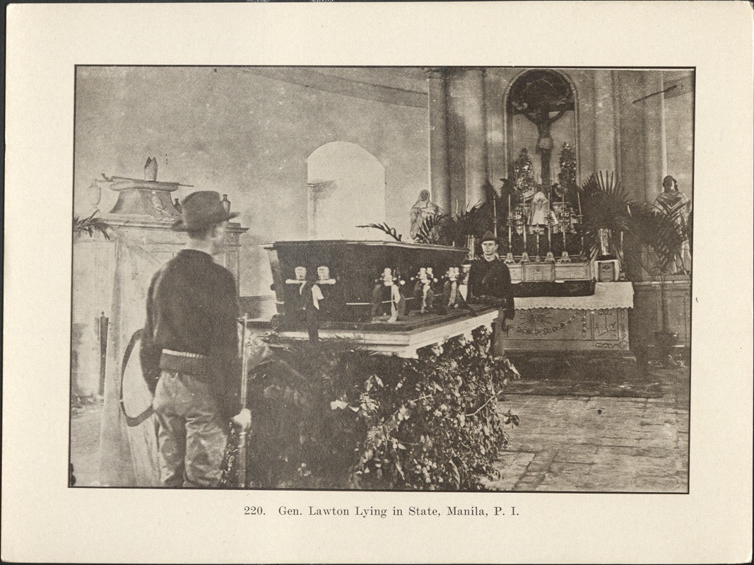 220. Gen. Lawton lying in state, Manila, P. I.