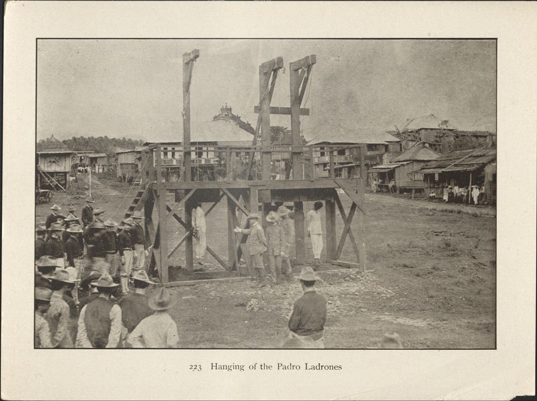 223. Hanging of the Padro [Pardo?] ladrones.