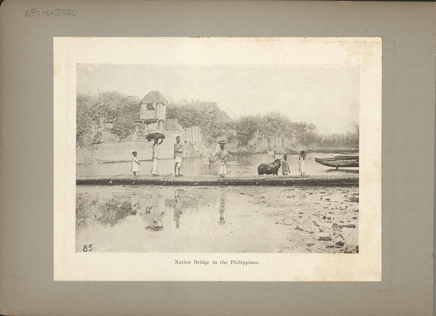 85. Native bridge in the Philippines.