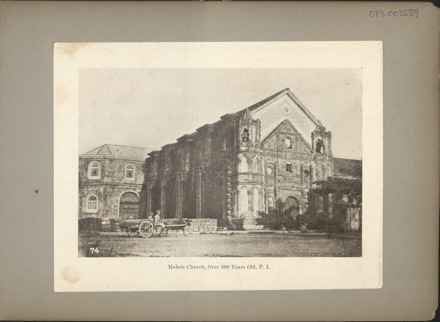74. Malate Church, over 300 years old, P. I.