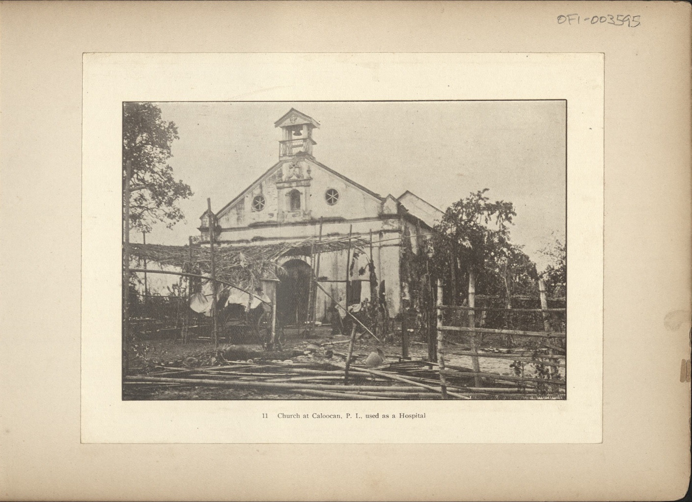 11. Church at Caloocan, P. I., used as a hospital.