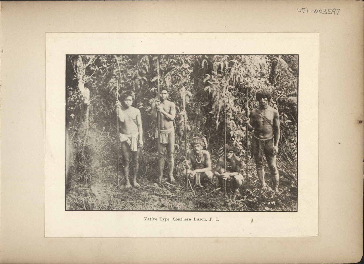 Native type, Southern Luzon, P. I.