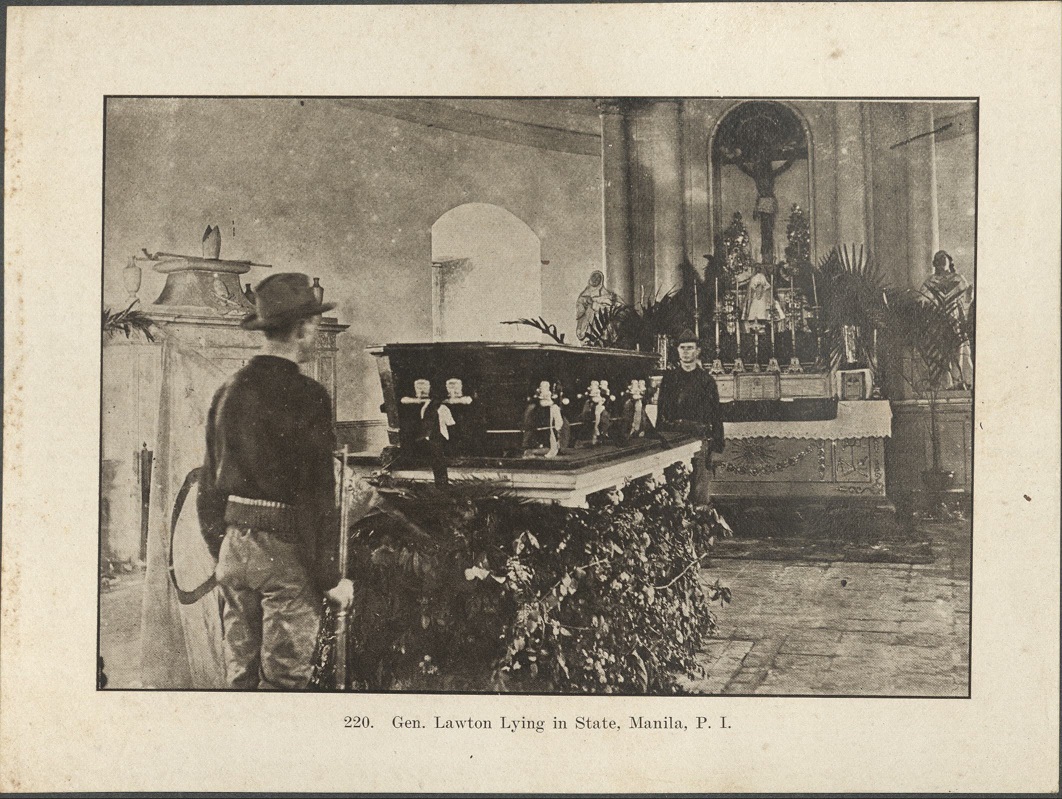 220. Gen. Lawton lying in state, Manila, P. I.