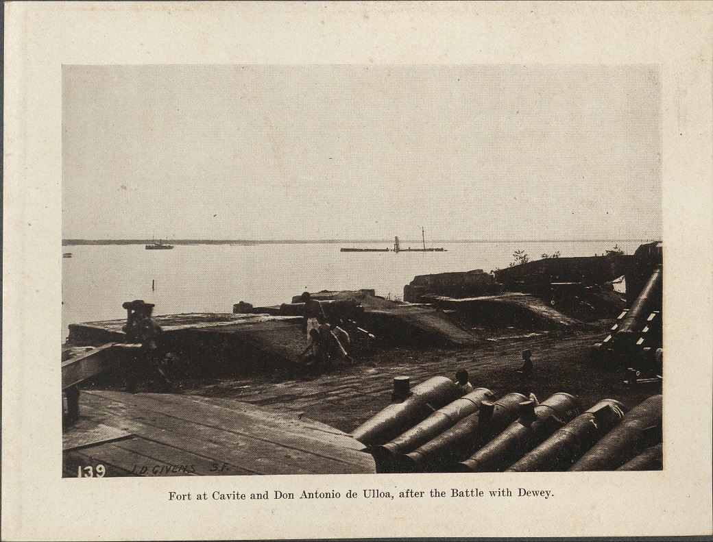139. Fort at Cavite and Don Antonio de Ulloa, after the battle with Dewey.