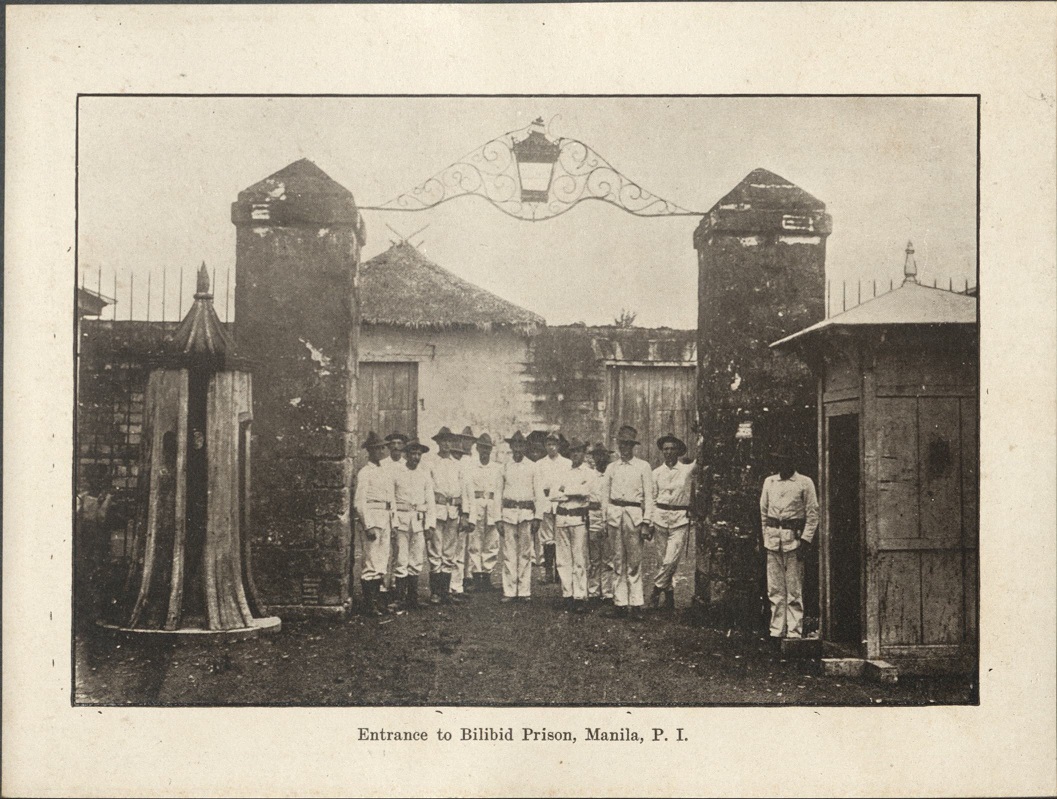 Entrance to Bilibid Prison, Manila, P. I.