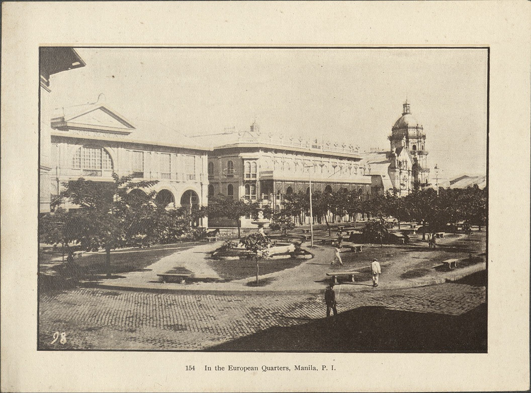 154. In the European quarters [Binondo], Manila, Philippine Islands.