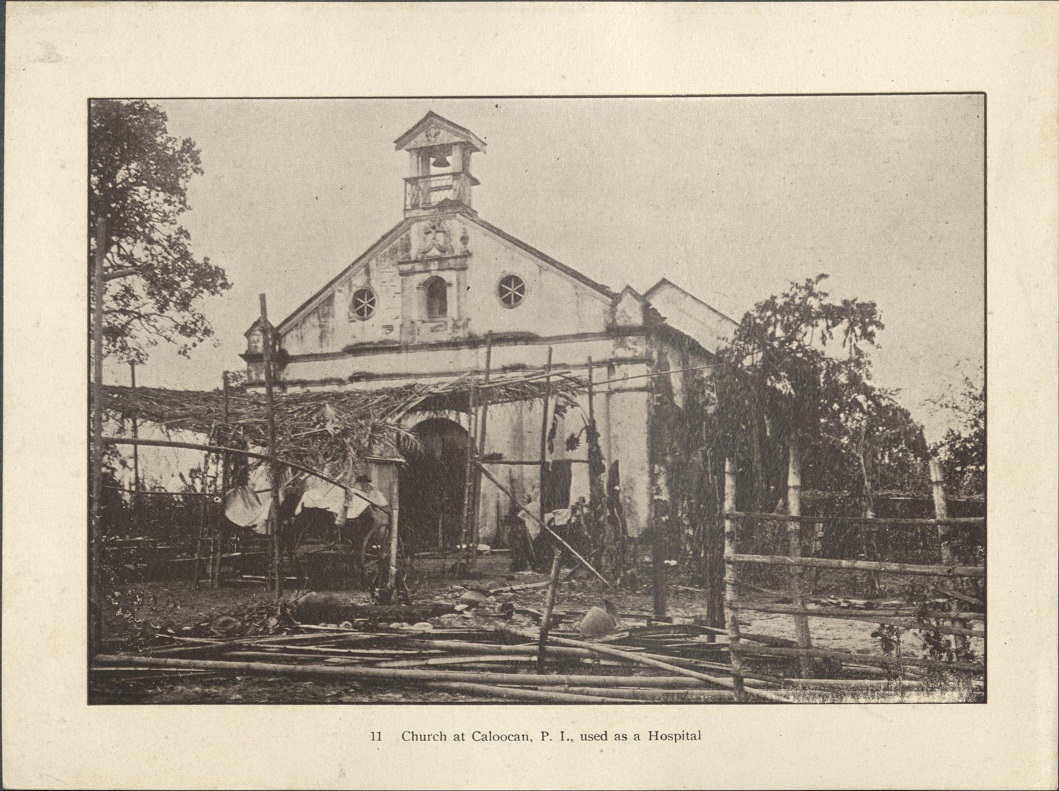 11. Church at Caloocan, P. I., used as a hospital.