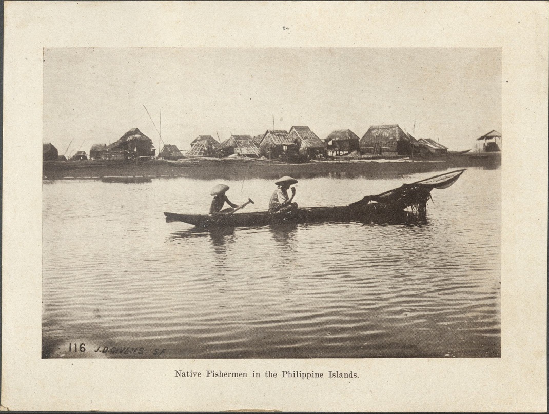 116. Native fishermen in the Philippine Islands.