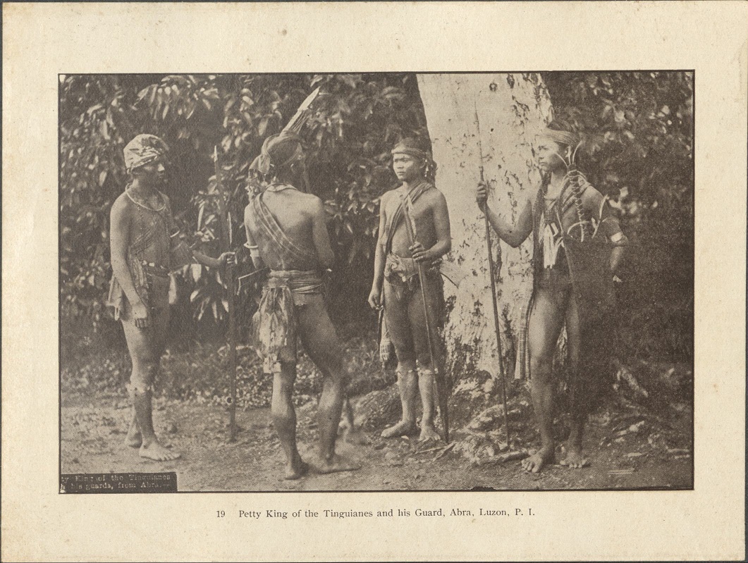19. Petty King of the Tinguianes and his guard, Abra, Luzon, P. I.