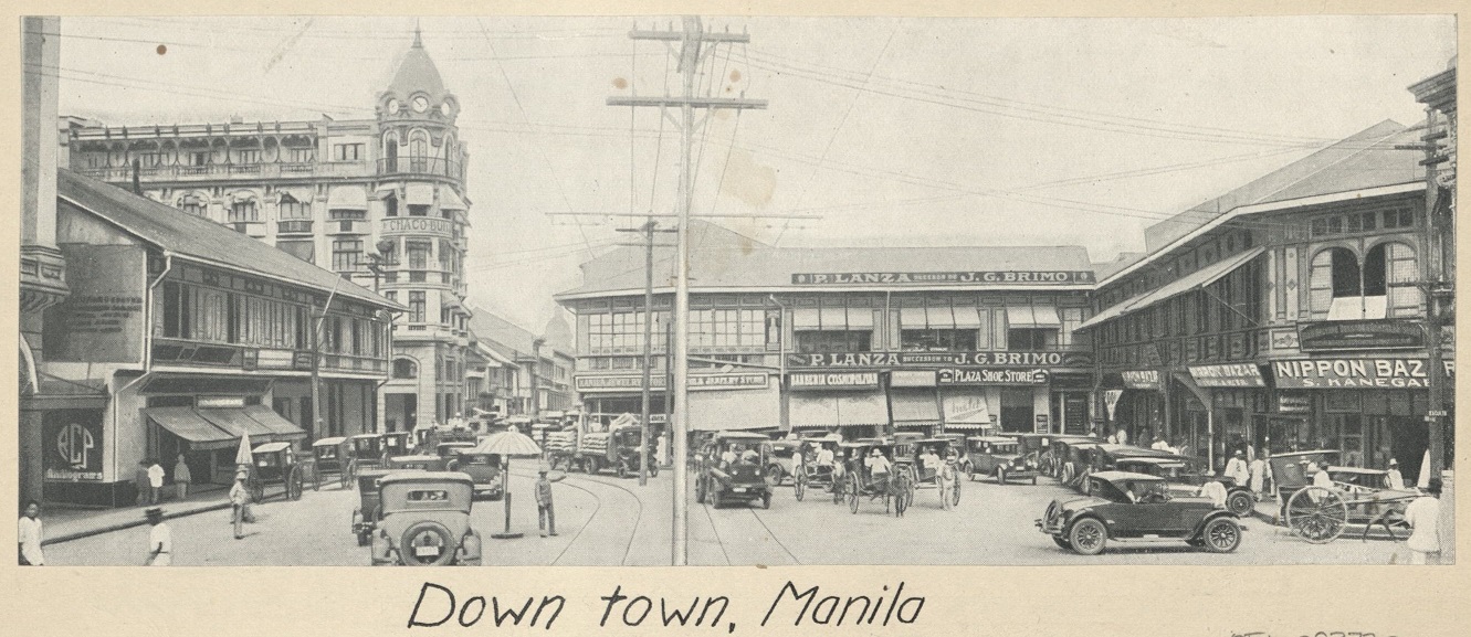 Downtown Manila.