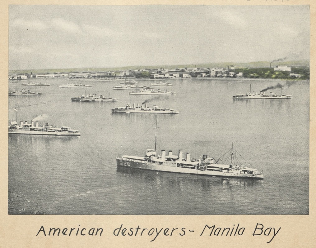 American destroyers – Manila Bay.