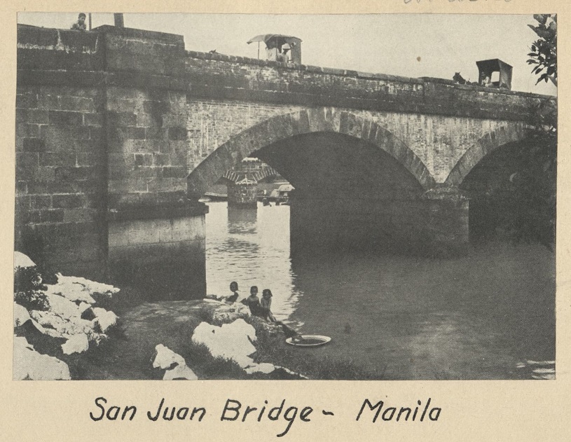 Looking across Manila Bay from the walls of Fort Malate, P. I.