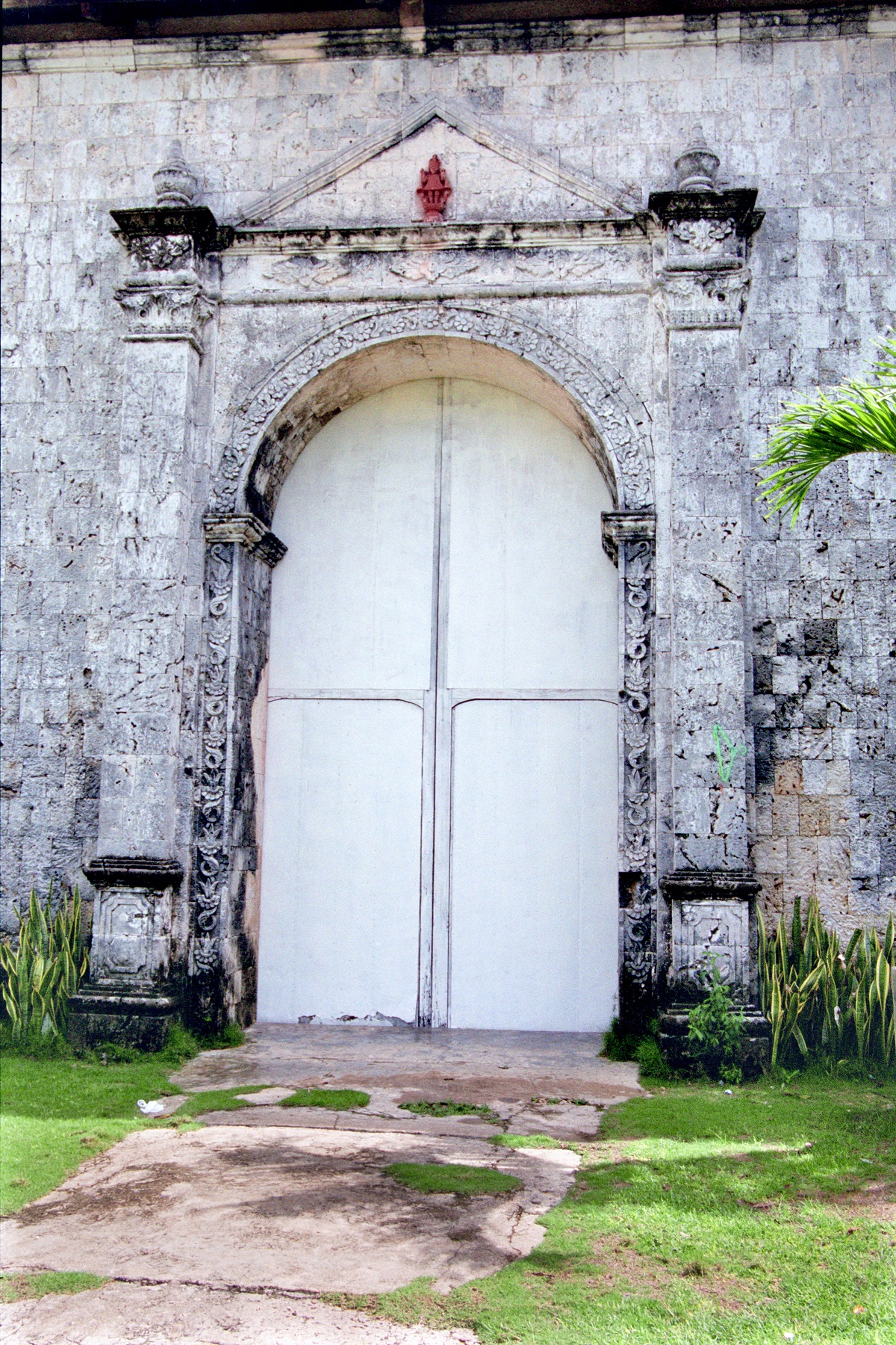 Sto. Niï¿½o Parish Church, Cortes, Bohol – doorway.