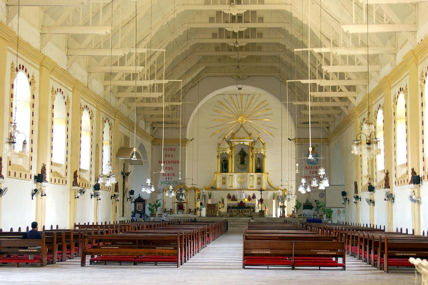Tuguegarao Cathedral, Cagayan – interior view.