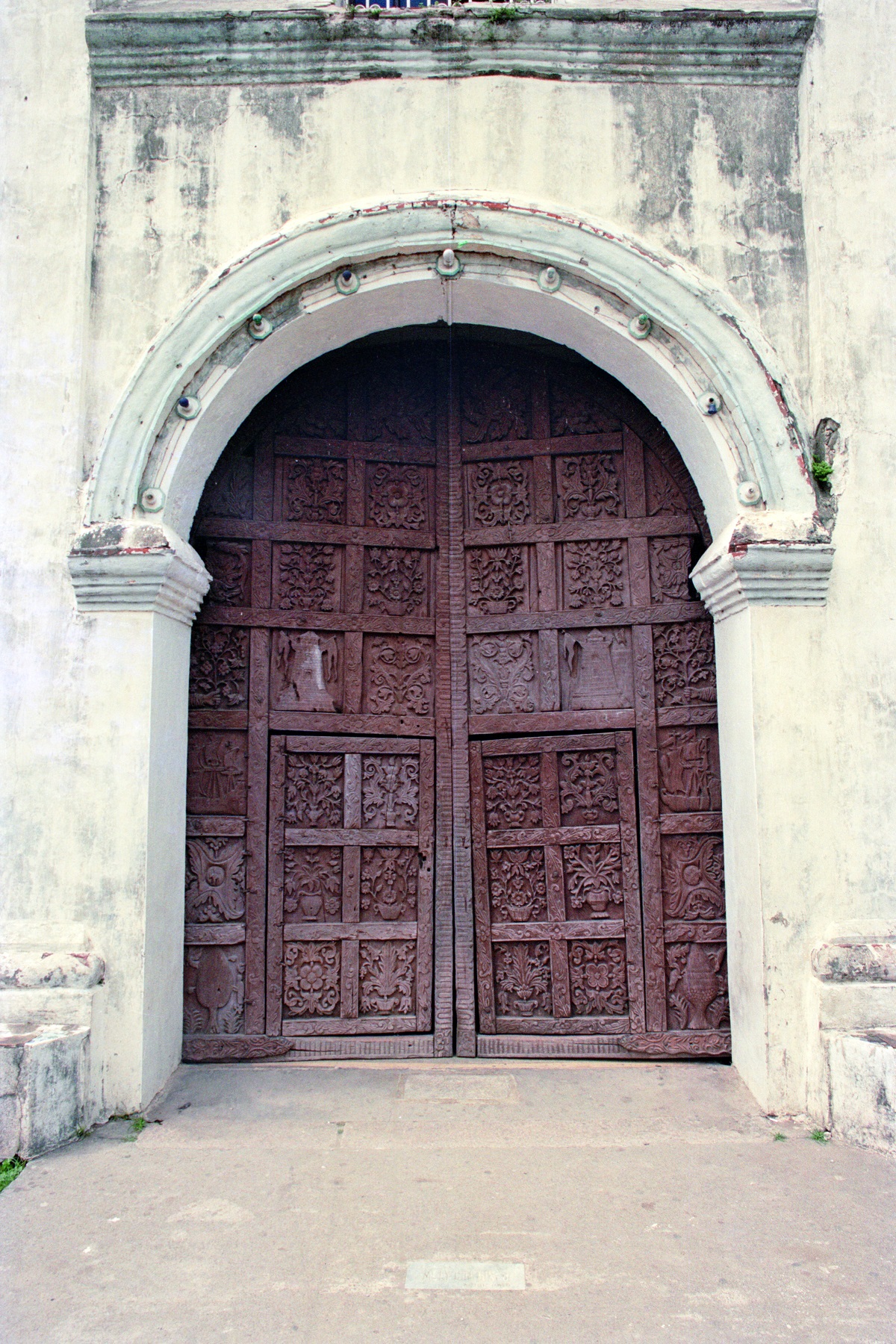 Maragondon Church, Cavite – Church door detail.
