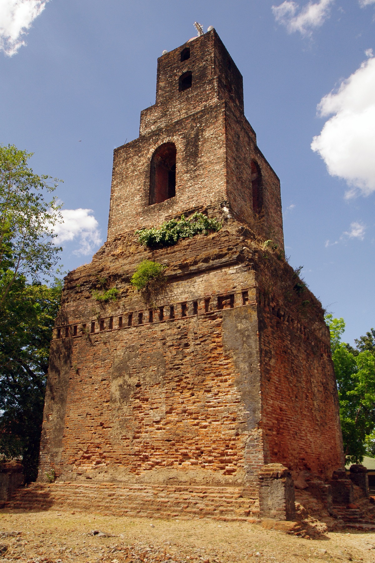 Santa Monica Parish Church (Sarrat Church), Sarrat, Ilocos Norte – bell tower.