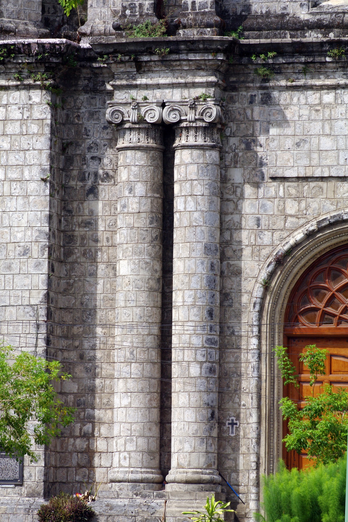 Molo Church, Iloilo, Panay Island – facade details.