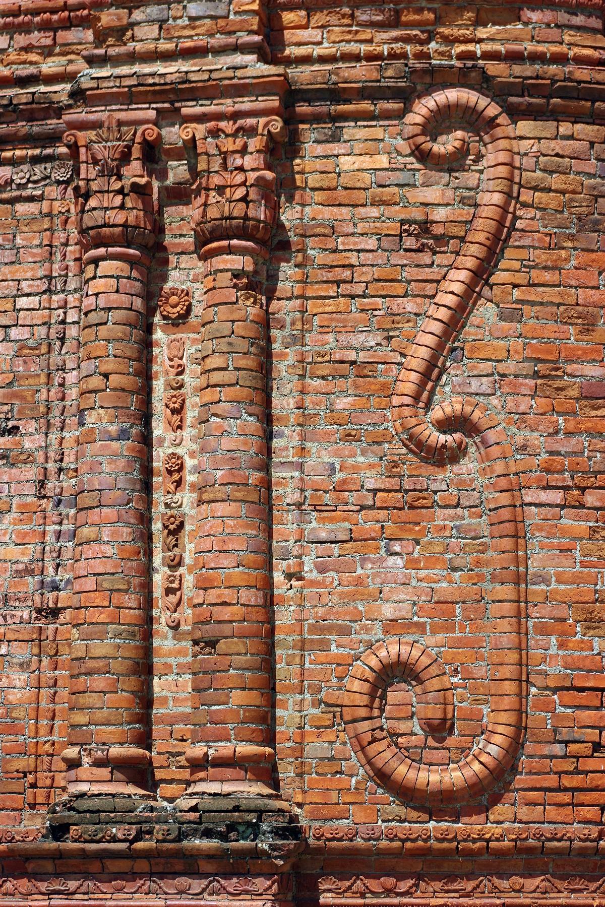 Tumauini Church, Tumauini, Isabela – facade detail.