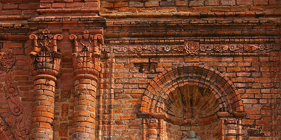 Tumauini Church, Tumauini, Isabela – facade detail.